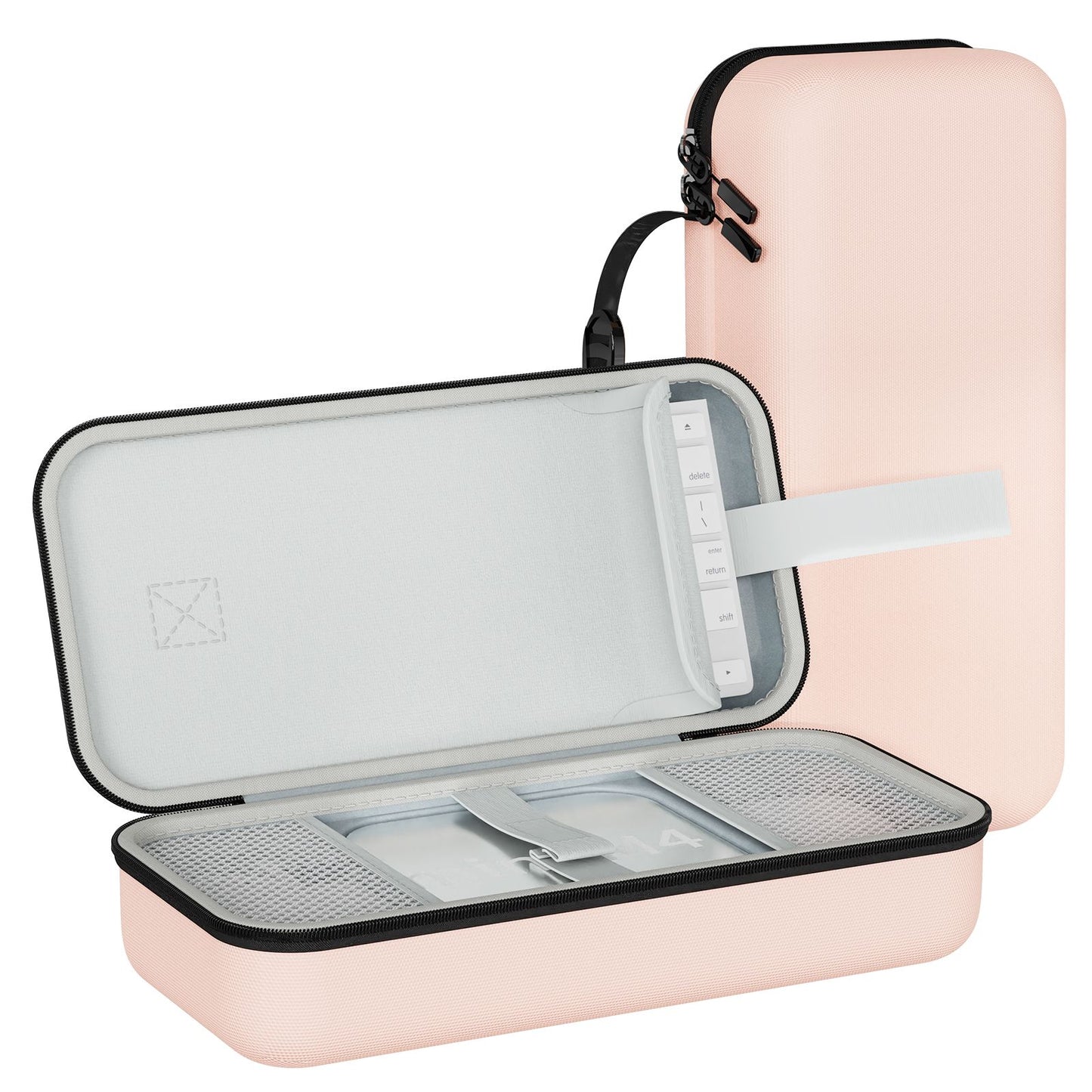 Carrying Case for Apple Mac Mini M4/M4 Pro Computer Host Storage Portable Bag Keyboard Organizer Accessories Protective Hard Cas