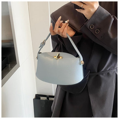 Niche Brand Women's Fashion Handbag Soft Versatile Shoulder Messenger Bag 2025 Super Hot Yellow Portable Bucket Bag Women's Bag