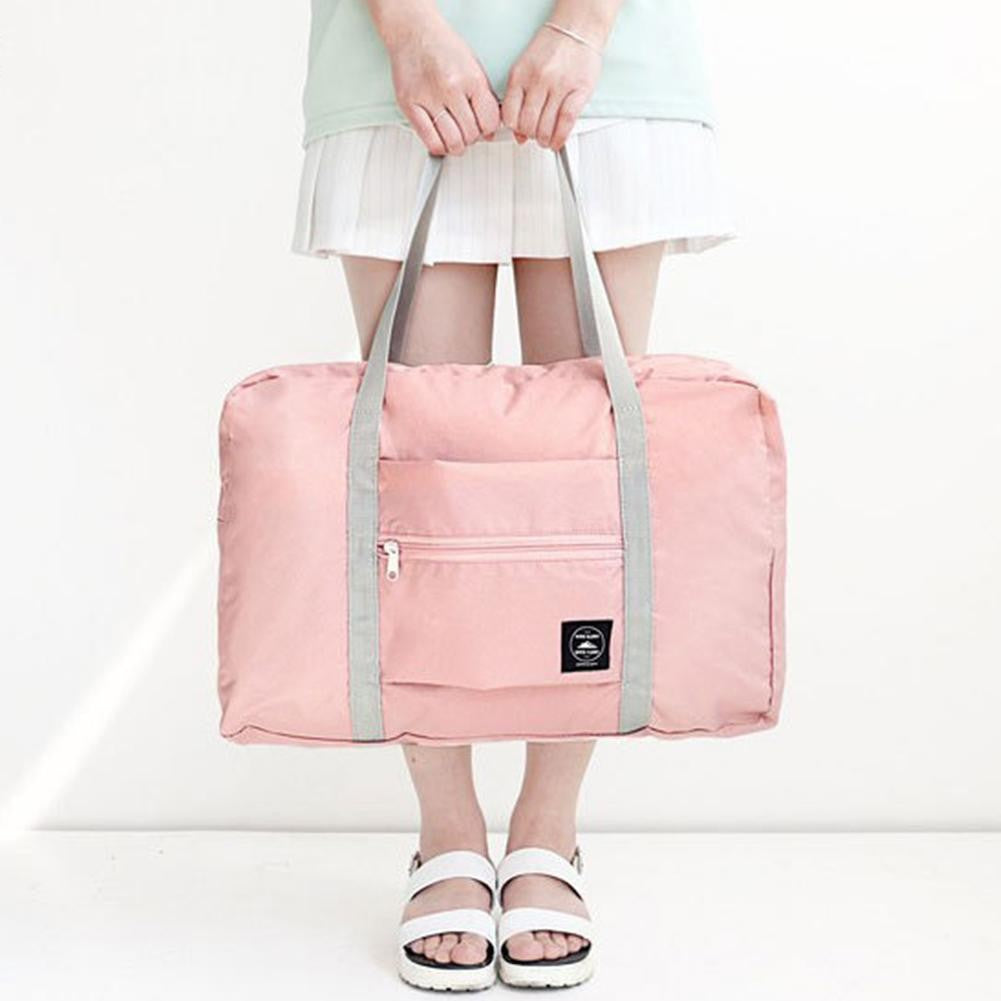 1pc Large Capacity Fashion Travel Bag Carry On Waterproof Foldable Travel Bags Gym Bag Multi-functional Clothes Storage Bag