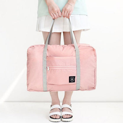 1pc Large Capacity Fashion Travel Bag Carry On Waterproof Foldable Travel Bags Gym Bag Multi-functional Clothes Storage Bag