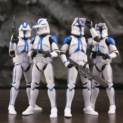 Star Wars 501st Legion ARF ARC Trooper Jesse Hardcase Commander Bane Denal Tup Dogma Boneco de Ação 6" Fase 2 Rex Team Clone Brinquedo