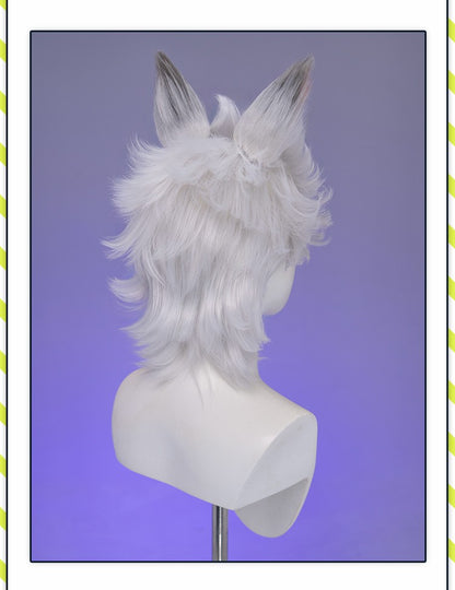 ?Ready for Ship?Idia Malleus Leona Vil Crowley Wig Game Cosplay DokiDoki Men 120cm Long Hair Fiber Idia Halloween  Free Wig Cap