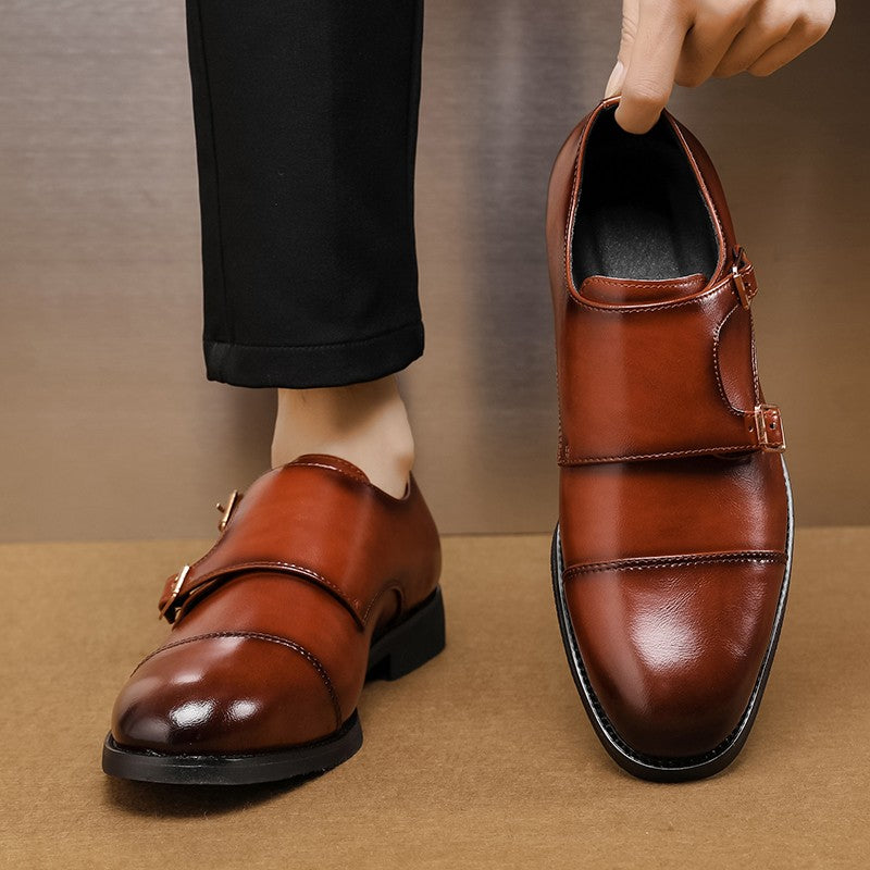 Luxury Brand Casual Leather Men Casual Shoes Fashion Slip-On Flats Moccasins Soft Breathable Man Loafers Business Formal Wedding