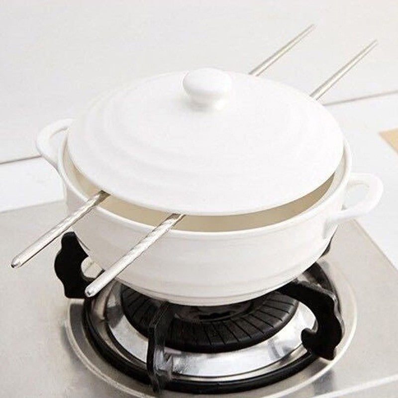 1 Pair Cooking Chopsticks Stainless Steel Chopsticks Extra Long Frying Chopsticks Hot Pot Long Chopsticks Dishwasher Safe 38cm