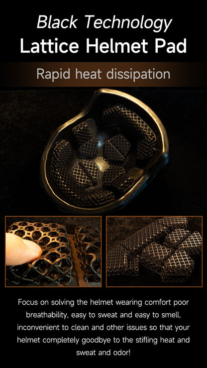 Tactical helmet polymer honeycomb 3D printed inner pad padding breathable hunting helmet accessories upgraded version