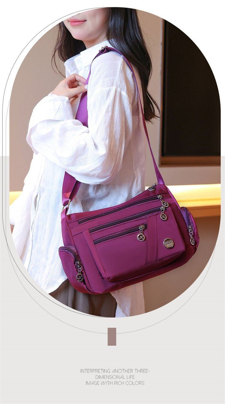 Women Nylon Waterproof Bag Messenger Bags For Lady Crossbody Large Capacity Travel Shoulder Bag Casual Handbags High Quality