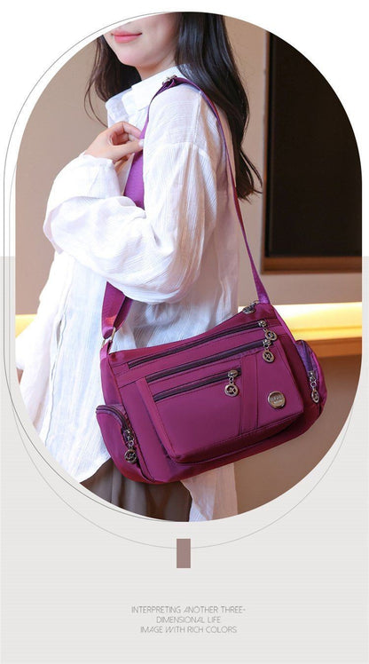 Women Nylon Waterproof Bag Messenger Bags For Lady Crossbody Large Capacity Travel Shoulder Bag Casual Handbags High Quality