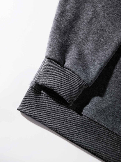 Friday Beer Lover Funny Printed Men Sweatshirt Winter Fleece Warm Hoodies Korean Loose Crewneck Pullovers Hip Hop Male Clothes