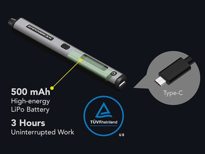 Mini Furadeira Elétrica ARROWMAX Ferramenta Rotativa Furadeira Sem Fio Recarregável para Artesanato Madeira Plástico Alumínio Moeda Casa DIY SDS Ultra