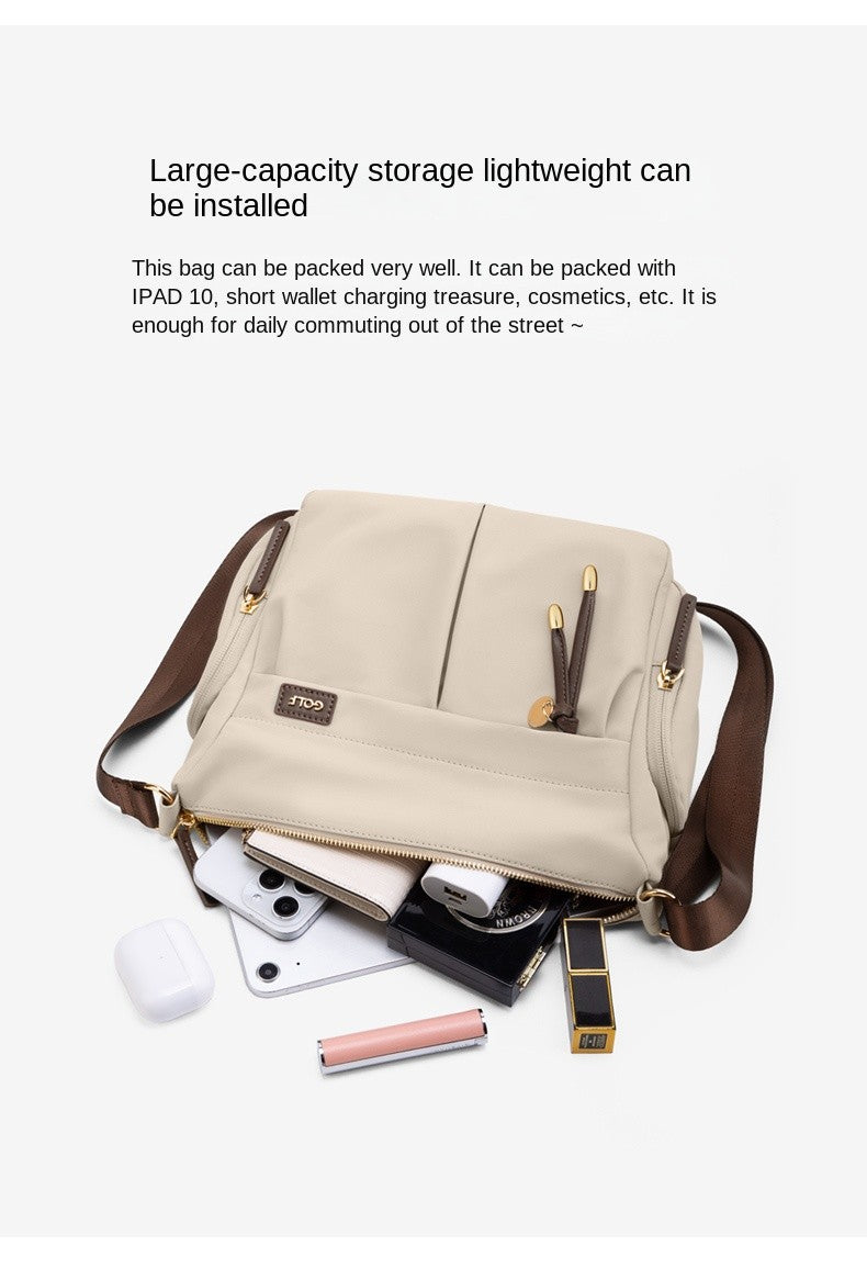 GOLF Crossbody Women's Bag Nylon Shoulder Bag Lady Bucket Mini Cross Body Purse Handbag New Fashion Garden Bag Women shoulder ba