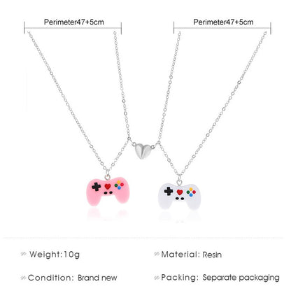 Eu Te Amo Melhores Amigos Colar de Casal Jóias Quebra-Cabeça BFF Chave Fechadura Tai Chi Coração Pingentes Colares para Mulheres Homens Presente Collier
