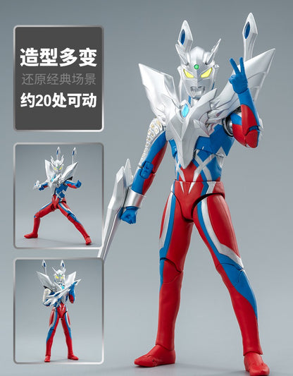Boneco Articulado Ultraman ZD Toys Kotaro Higashi Terno Zero Terno Tiga Terno Ace Ultra Seven Ultraman Jack Modelo Colecionável Adulto