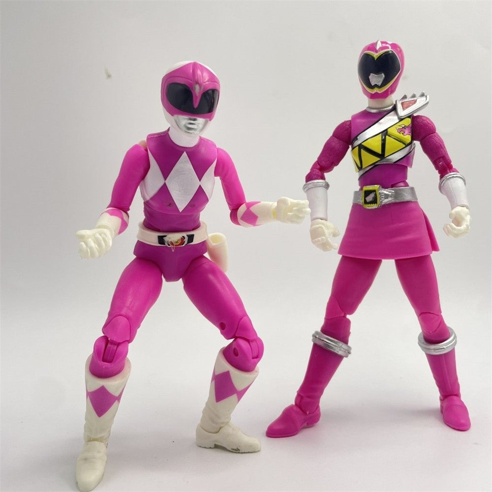 Hasbro Power Rangers Ranger Rosa 6 Polegadas Produto Genuíno A Granel Com Defeito Boneca Modelo Boneco de Ação Presente de Aniversário
