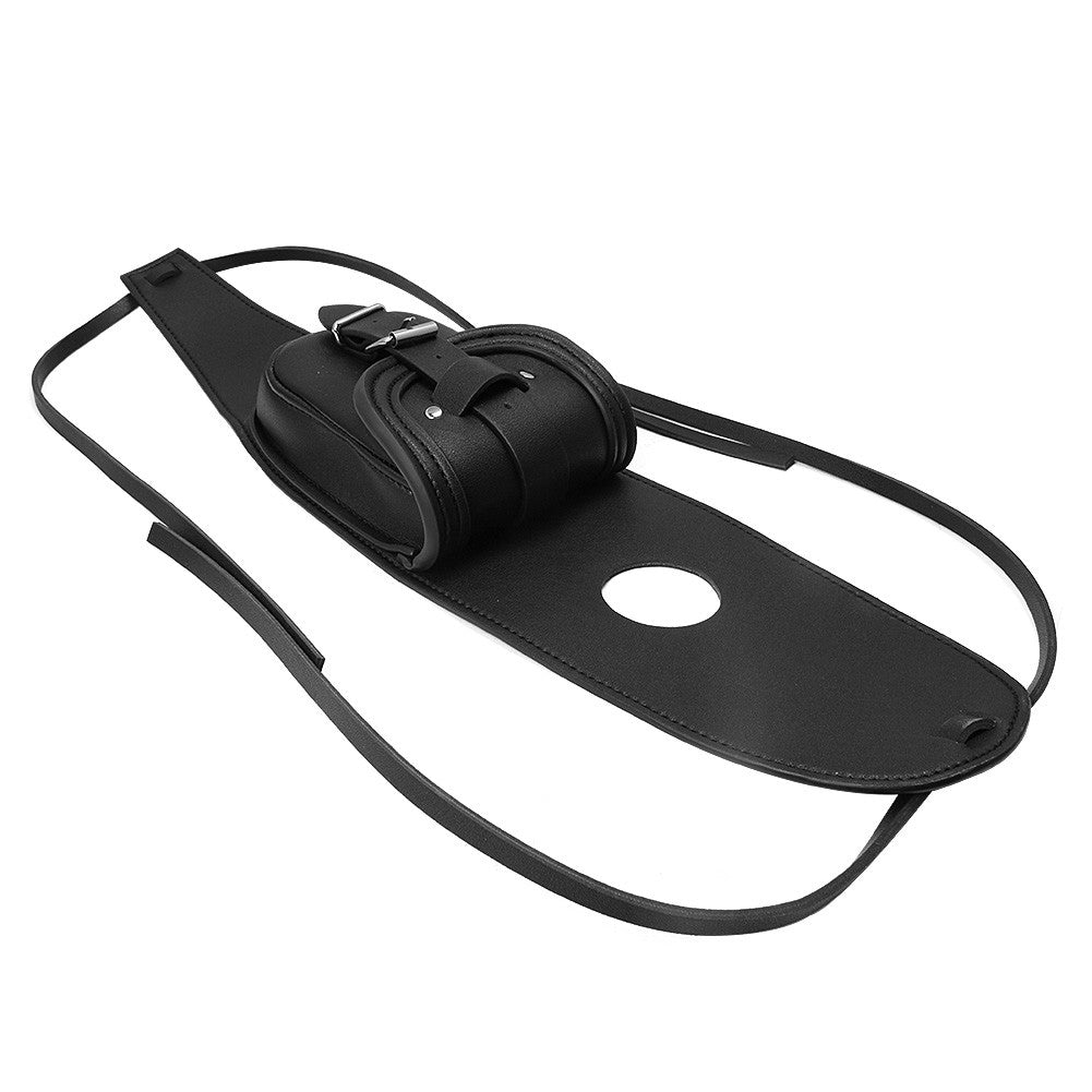 Capa para Painel de Tanque de Combustível de Couro PU Preto para Motocicleta, Almofada de Proteção, Bolsa para Harley Sportster Iron 883 1200 XL Universal