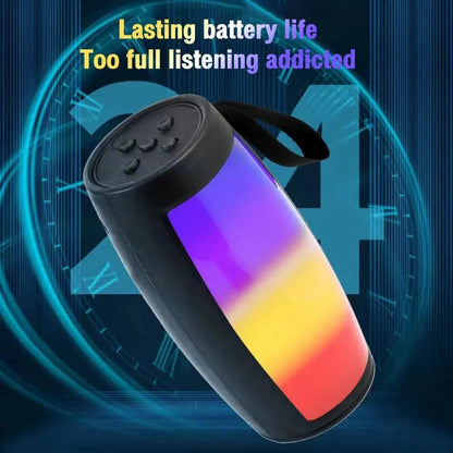 PHONEPACE  Bluetooth Speakers Powerful Portable Sound Box Subwoofer Car Audio Bass MP3 Player Sound System LED Lights