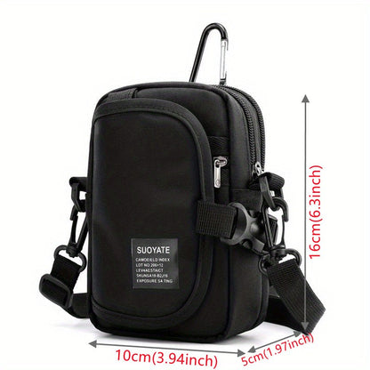 Waist Pack Men's Casual Travel Purse Waterproof Belt Zipper Tactical Outdoor Fanny Pack Phone Pocket Chest Sling Bag