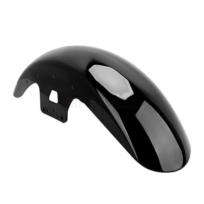 Motorcycle Steel Front Fender Mudguard Cover Protector Splash Gloss Black For Harley Touring Road King Street Glide 2014-up