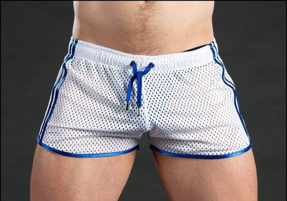 Men's sweatpants hole dry breathable sexy beach outdoor casual three-quarter pants?MNDK-05)