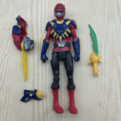 Hasbro Power Rangers Ranger Vermelho Ranger Azul Ranger Preto 15cm Genuíno Produtos a Granel Contêm Defeitos Modelo Boneco Boneca Figura de Ação