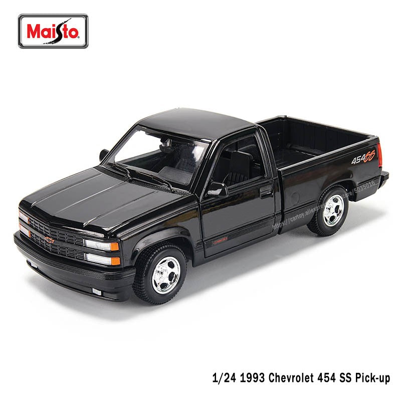 Maisto 1:24 1993 Chevrolet 454 SS Pick-up simulação liga carro modelo artesanato decoração coleção brinquedo ferramenta presente de aniversário