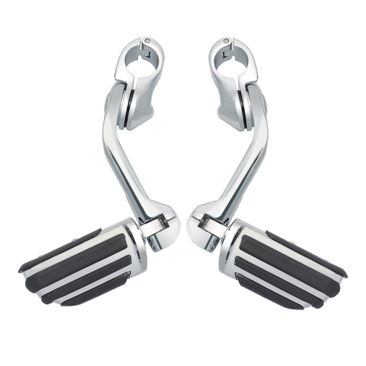 Kit de Suportes de Pedaleiras para Protetor de Motor de Motocicletas 1-1/4" Descanso de Pé para Harley Honda Davidson Road King Sportster Fat Boy Electra Glide