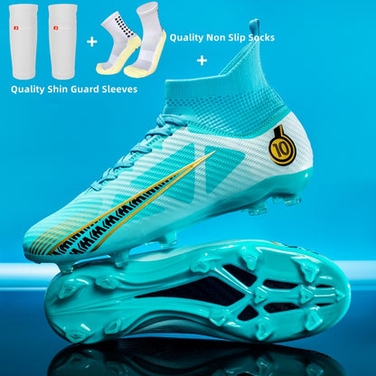 Quality Football Shoes for Boys Soccer Shoes Men Soccer Cleats Free Shipping Football Boots Unisex Outdoor Ultralight Sneakers