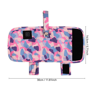 USB Charging Bottle Warmer, Compact Insulated Heating Bag for Diaper Bags, Quick Formula Warming for Outdoor Activities