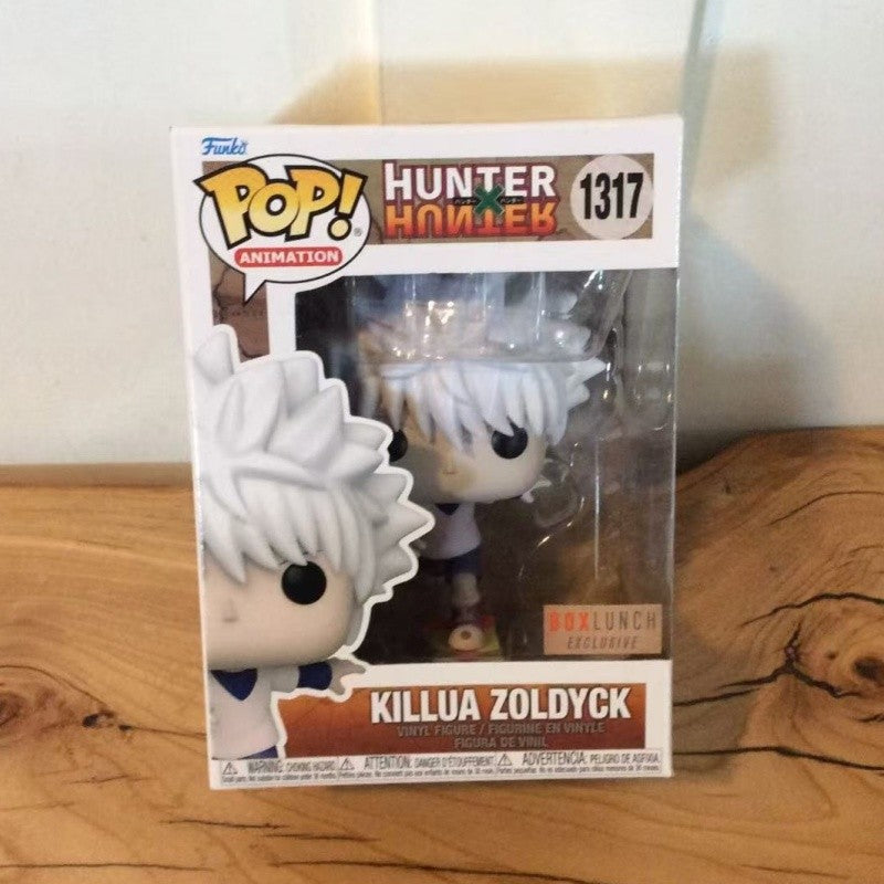 Hunter X Hunter Funko Pop Action Doll Model Anime Killua Zoldyck Kite Bisky Netero Sculpture Dolls Limited Edition Model Toys