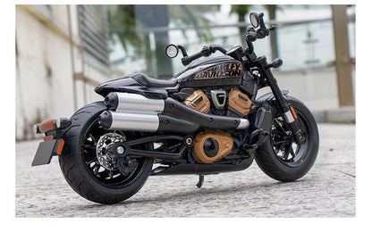 Simulação 1/12 Escala Harley Sportster S Moto Liga Modelo Moto Diecast Modelo Moto Corrida de Rua Presente Para Crianças