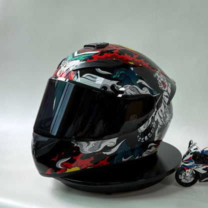 DOT Certified Full Face Motorcycle Helmet for Men And Women Anti-Fog Racing Style Couples Motorcycle Helmet