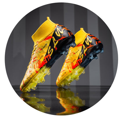 Men's Soccer Shoes Cleats Non-Slip FG Football Boots Men High-quality Match Training Sneakers Futsal Indoor Soccer Boots Boys
