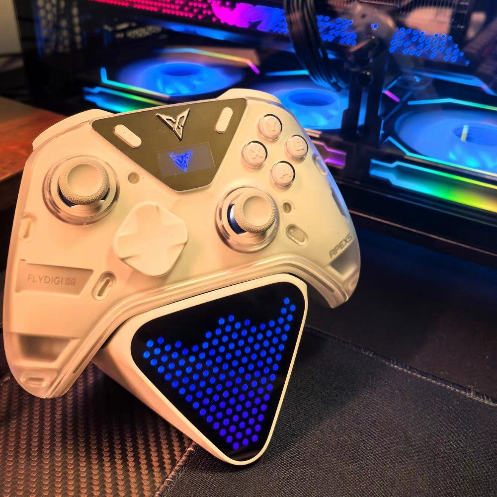 Flydigi Octoups Apex5 Game Controller Wireless Bluetooth Gamepad RGB Light Strip E-sports Performance Gamepad for Switch/PC Gift