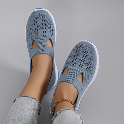 Women's summer breathable mesh flat shoes women's shoes casual sneakers shoes, clearance free shipping