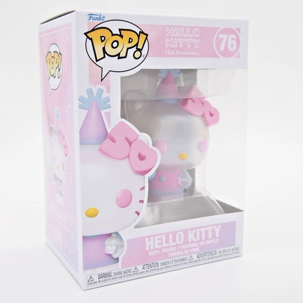 Funko Pop Hello Kitty 50th Action Figures Model Toys Anime Figureine Statue Doll Cartoon Collectible Vinyl Figure Souvenir Gifts