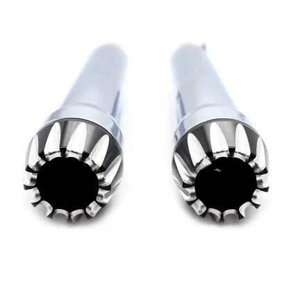 For Harley-Davidson XL883N/1200/X48 2014-2022 model, modification accessories - Snake exhaust pipe with deep-toned tail section