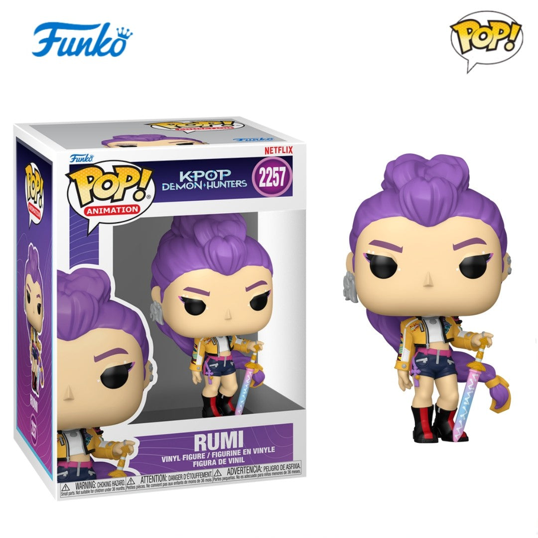 KPop Demon Hunters Anime Figure Zoey Rumi Mira Jinu Derpy com Sussie FUNKO POP Brinquedo Colecionável Modelo de Edição Limitada Presente