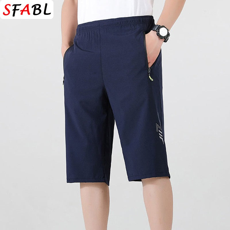 Sports Shorts Men Summer Quick-drying Breathable Drawstring Shorts Male Beach Short Pants for Men New Gym Fitness Bottom Summer