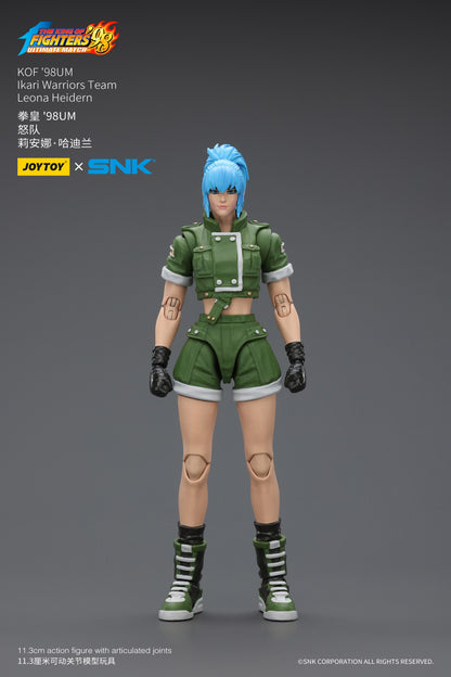 [Pré-venda] 1/18 JOYTOY Boneco de Ação SNK KOF'98UM Ikari Warriors Team Anime Modelo de Brinquedo