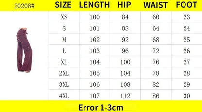 Cargo Pants Women Pants Strong Elastic Wide Leg Female Cargo Pants Pockets Solid Color Elegant Plus Size Flare Workout Trousers