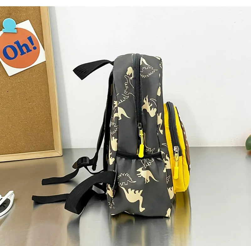 Mochila pré-escolar para meninos, dinossauro da moda, mochilas escolares com estampa de desenho animado, mochila escolar casual para crianças, para meninas, de 3 a 8 anos