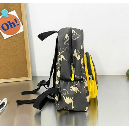 Mochila pré-escolar para meninos, dinossauro da moda, mochilas escolares com estampa de desenho animado, mochila escolar casual para crianças, para meninas, de 3 a 8 anos
