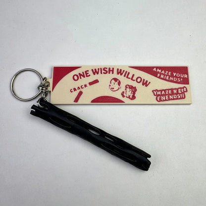 3D Printed One Wish Willow Keychain Breakable Lucky Token 13cm Retro Box for Wedding/Birthday  ?