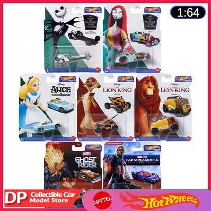 Hot Wheels x Disney Character Car Ghost The Lion King etc 1:64 Scale Die-Cast Vehicle Model Toys New Unopened Ship Now