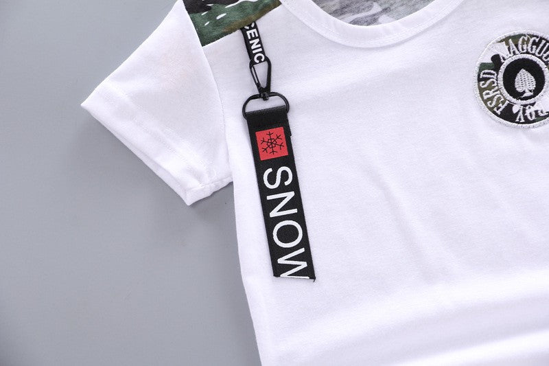 New Summer Baby Girl Clothes Suit Kids Boys Outfits Children T-Shirt Shorts 2Pcs/Sets Toddler Casual Costume Infant Tracksuits