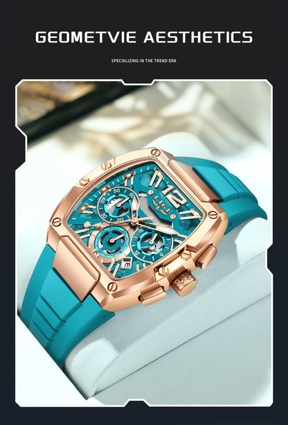 LIGE Men Watch Fashion Top Brand Luxury Silicone Military Watch Men Casual Sports Waterproof Date Quartz Wristwatches For Men