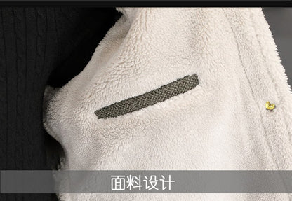 2023 Winter Men's Woolen Jacket Plus Velvet Padded Warm Trench Coat Fashion Casual Business Streetwear Overcoat Men Clothing