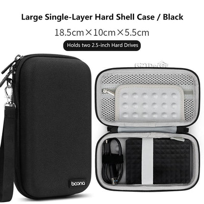 Hot Sale Waterproof Hard Shell Digital Gadgets Storage Bag Travel Organizer for Electronics Accessories HDD Earphone Storage Box