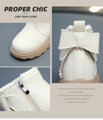 Autumn Winter Baby Kids Short Boots Super Warm Boys Girls Shoes Pu Leather Children Boots Fashion Toddler Boots Kids Snow Shoes