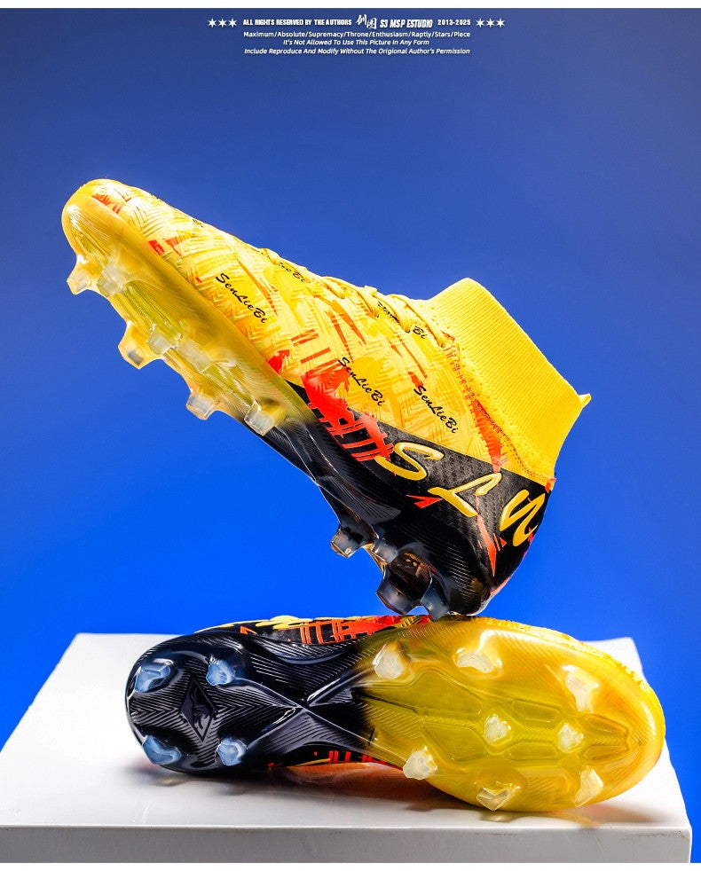 Men's Soccer Shoes Cleats Non-Slip FG Football Boots Men High-quality Match Training Sneakers Futsal Indoor Soccer Boots Boys