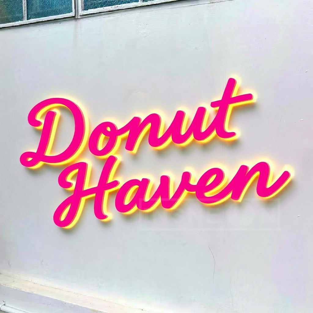 Luminous Letters Custom Logo Led Acrylic Signs Business Light Letter Advertising Luxury Brand Metal Sign Neon Wall Signboard 3d